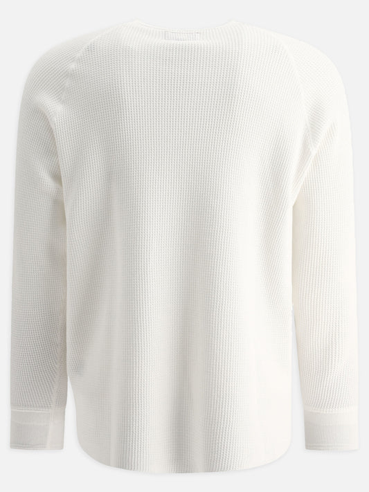 Beams Plus "Crew Thermal 30" t-shirt 15241507_S White 2
