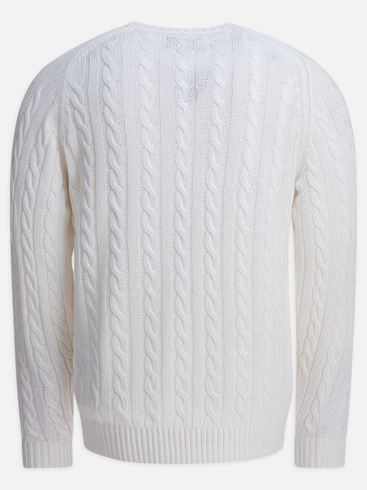 Beams Plus Linen and cotton sweater White