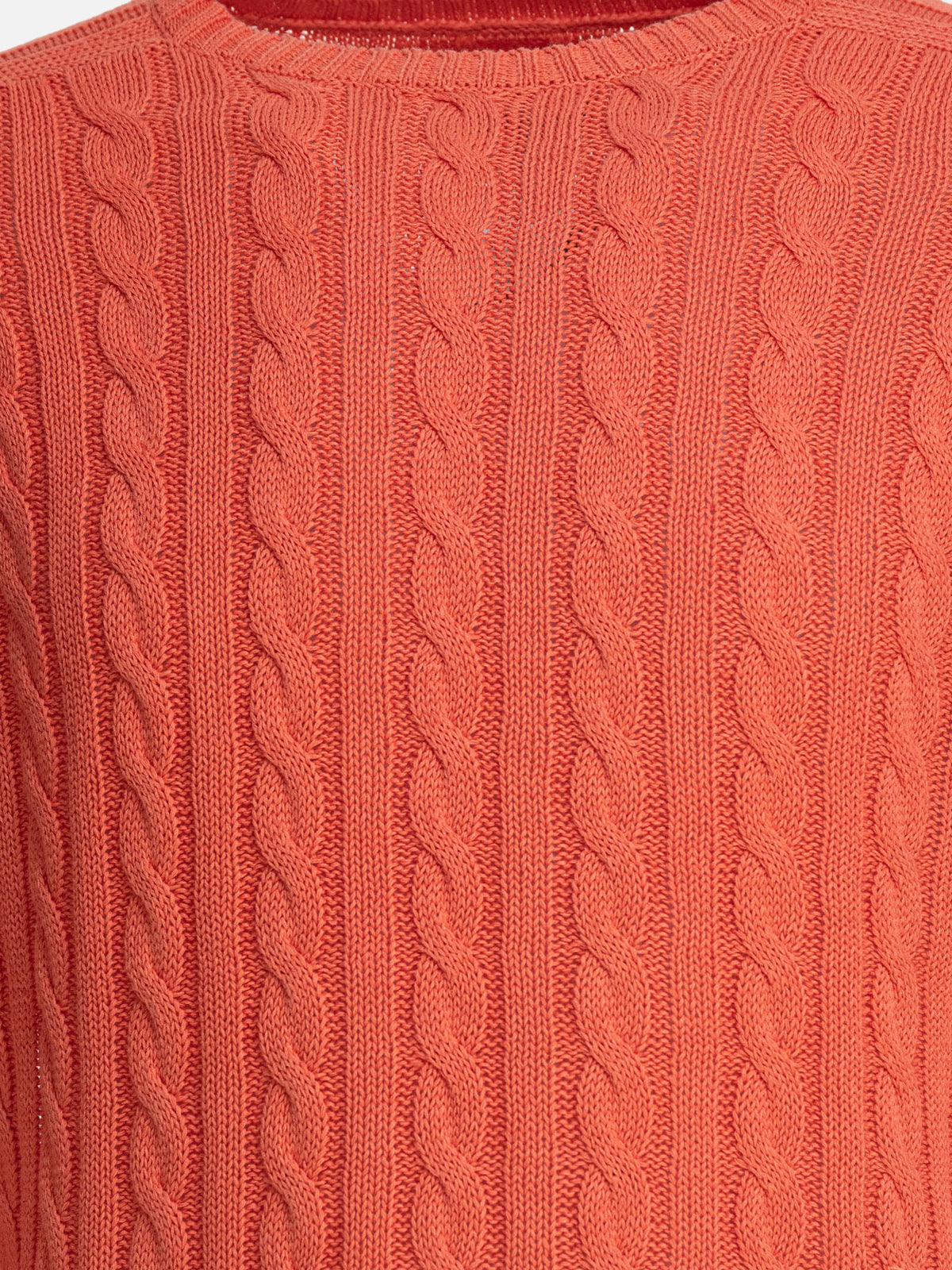 Beams Plus Linen and cotton sweater Pink - VIETTI
