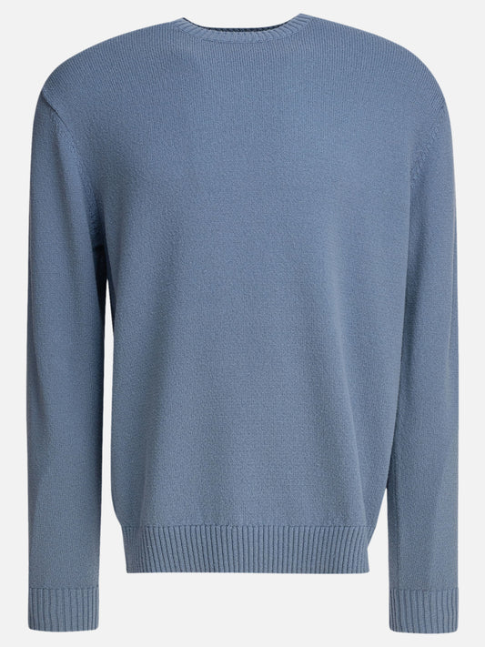 Maglioni girocollo Solid colour  Azzurro - Beams Plus Uomo | PLP | VIETTI Online Store 

