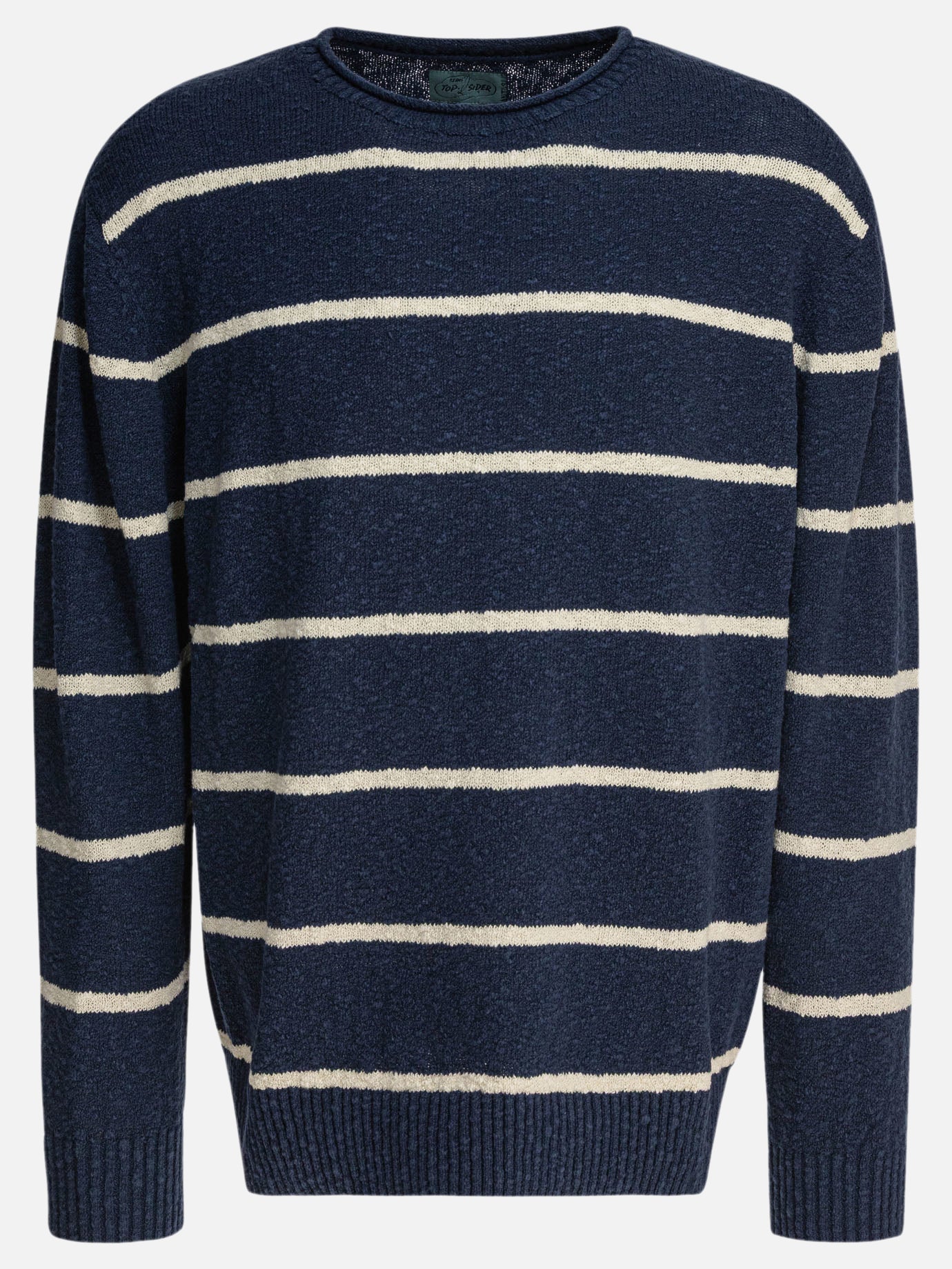 Beams Plus Maglione girocollo a righe 18311646_S Blue thumbnail_1