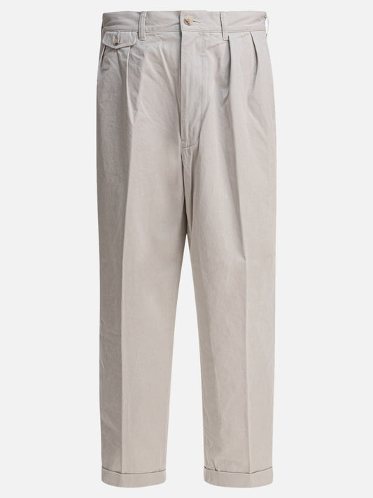 Beams Plus Baggy trousers 14317435_S Grey 1