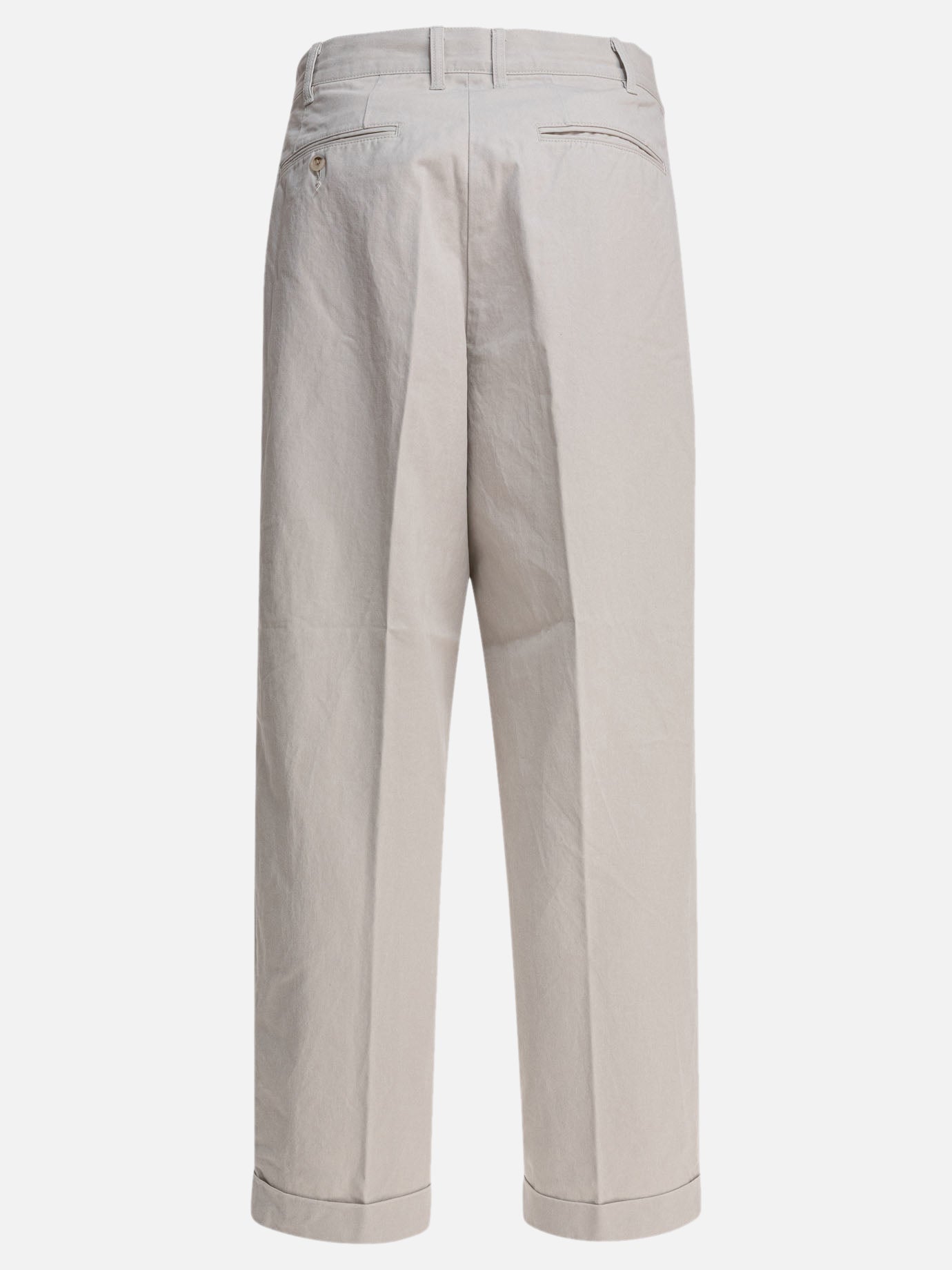 Pantaloni casual Solid colour  Grigio - Beams Plus Uomo | PDP | VIETTI Online Store | thumbnail_2