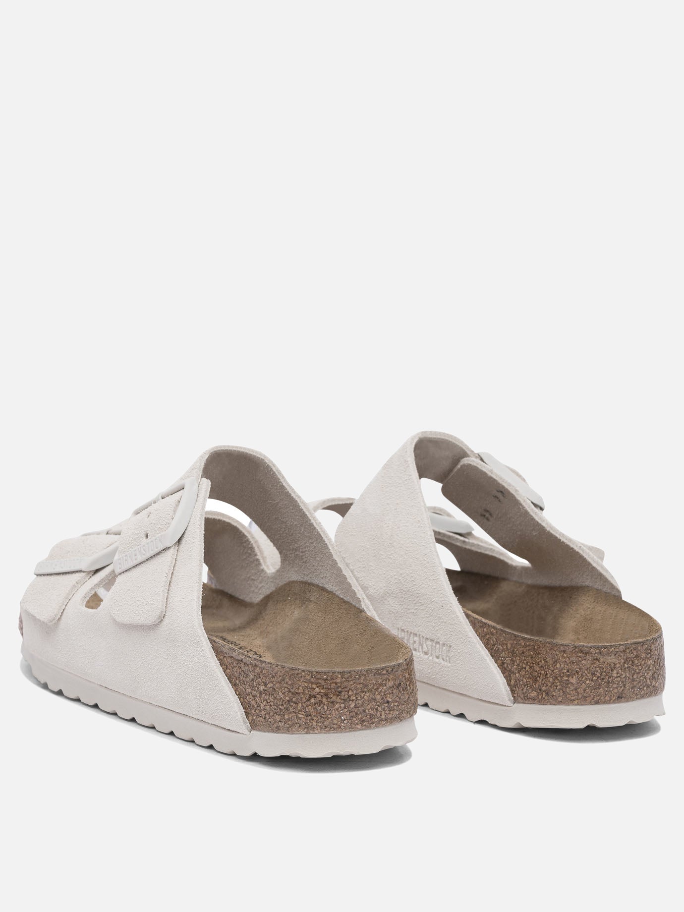 Flat sandals 100% suede - 100% rubber  White - Birkenstock Women | PDP | VIETTI Online Store | Zoom-Modal_4
