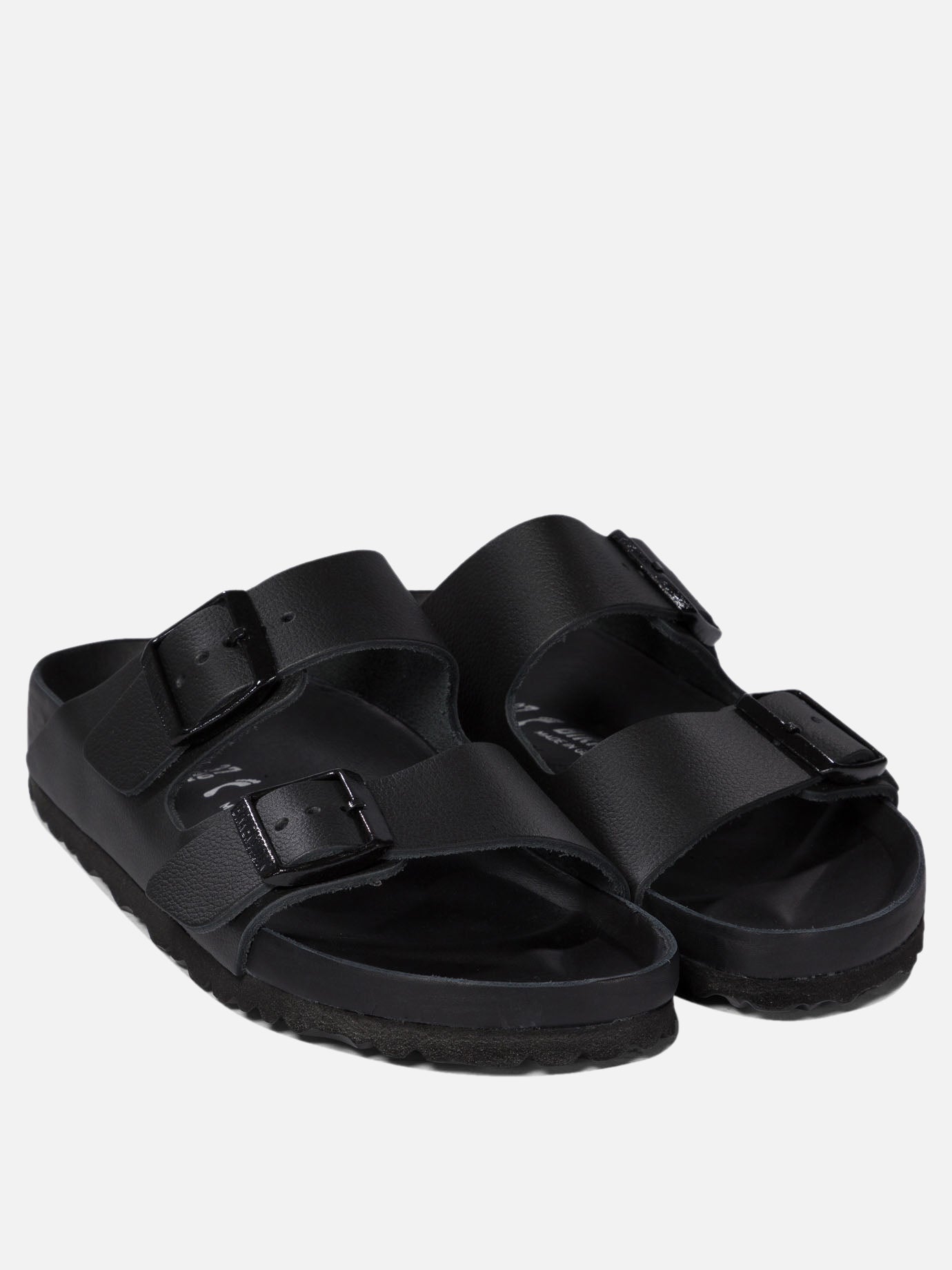 Flat sandals 100% leather - 100% eva  Black - Birkenstock Women | PDP | VIETTI Online Store | thumbnail_2