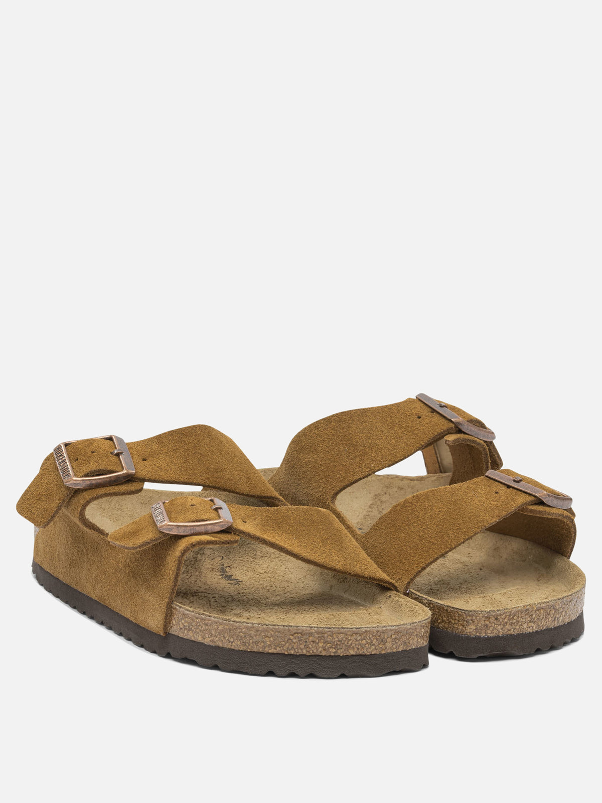 Birkenstock "Arizona" low sandals Brown - VIETTI