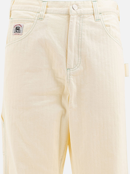 Bode Cotton work pants White

