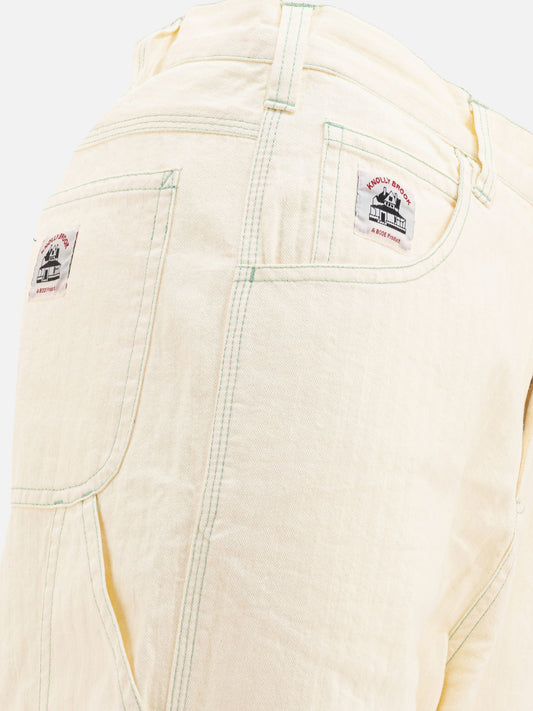 Bode Cotton work pants White

