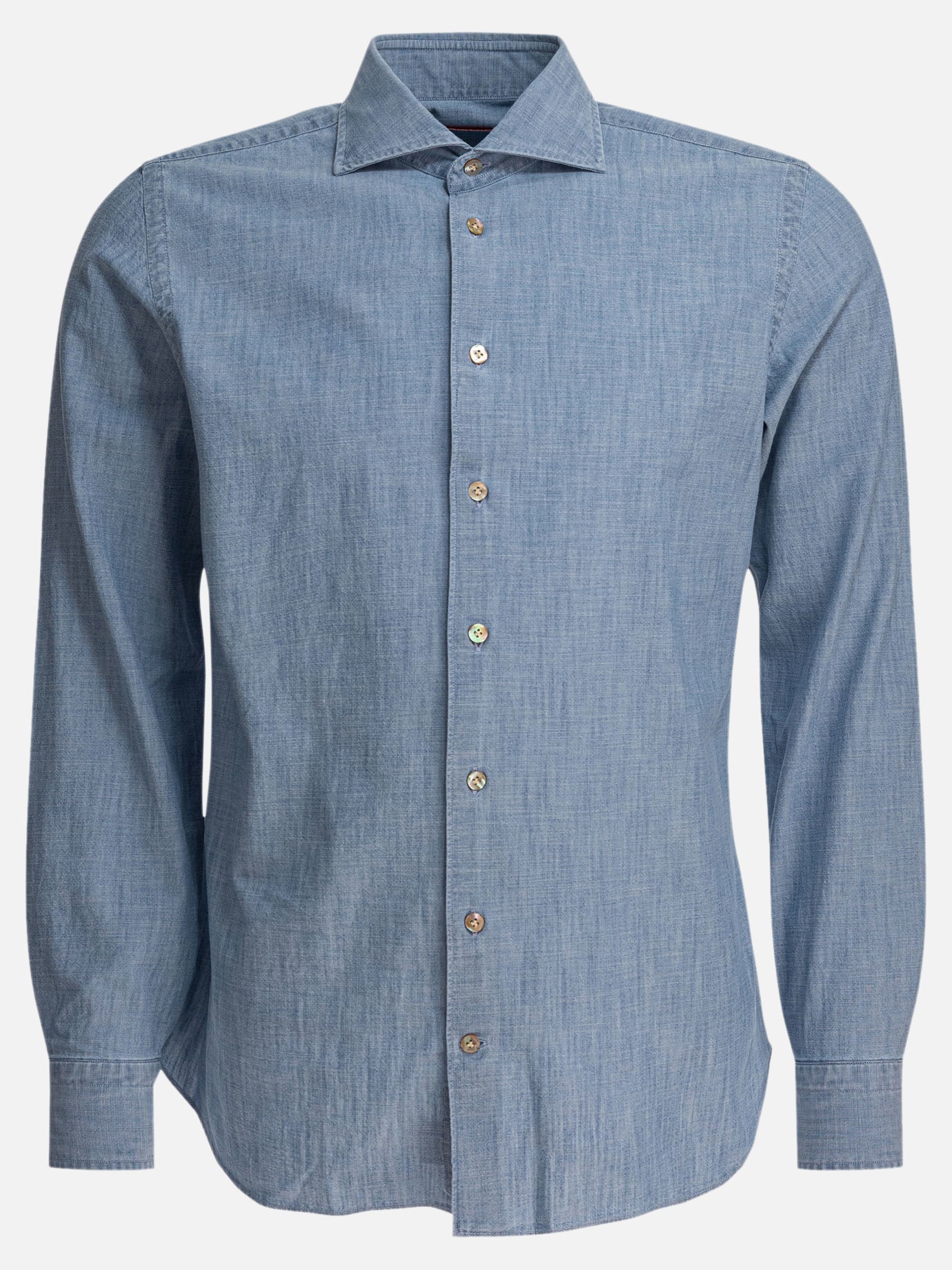 Camicie casual Solid colour  Azzurro - Borriello Uomo | PDP | VIETTI Online Store | Zoom-Modal
