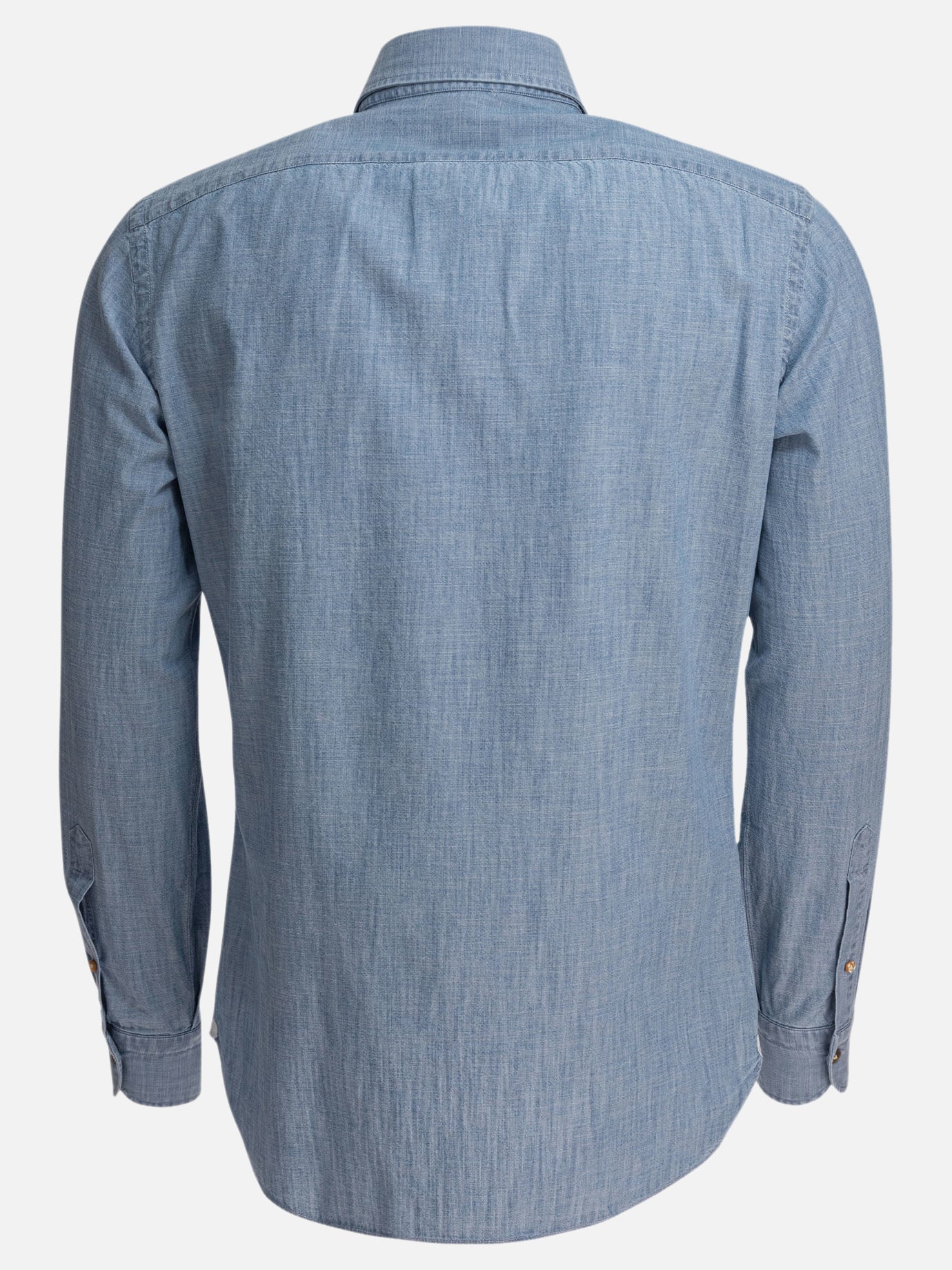 Camicie casual Solid colour  Azzurro - Borriello Uomo | PDP | VIETTI Online Store | Zoom-Modal_2
