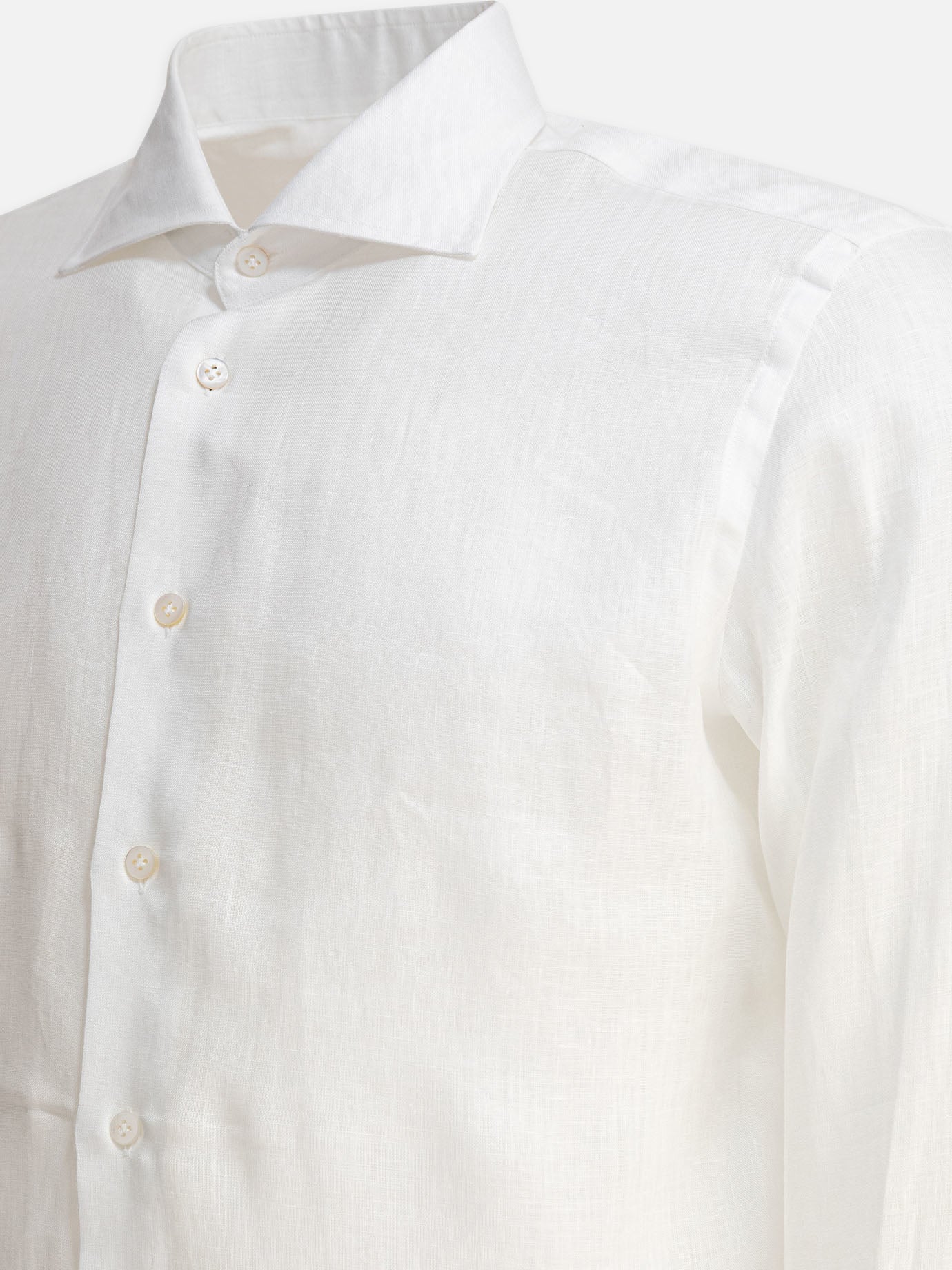 Camicie casual Solid colour  Bianco - Borriello Uomo | PDP | VIETTI Online Store | thumbnail_4