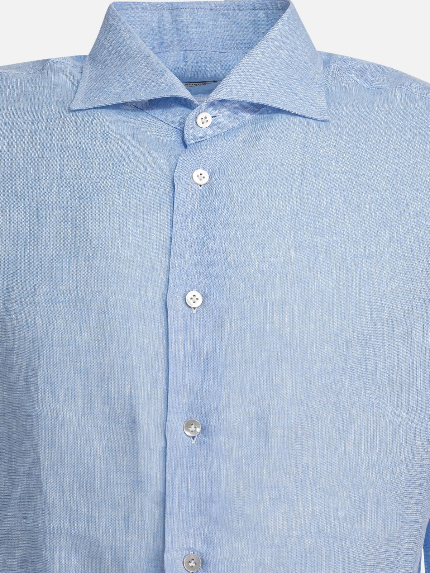 Camicie casual Solid colour  Azzurro - Borriello Uomo | PDP | VIETTI Online Store | Zoom-Modal_3
