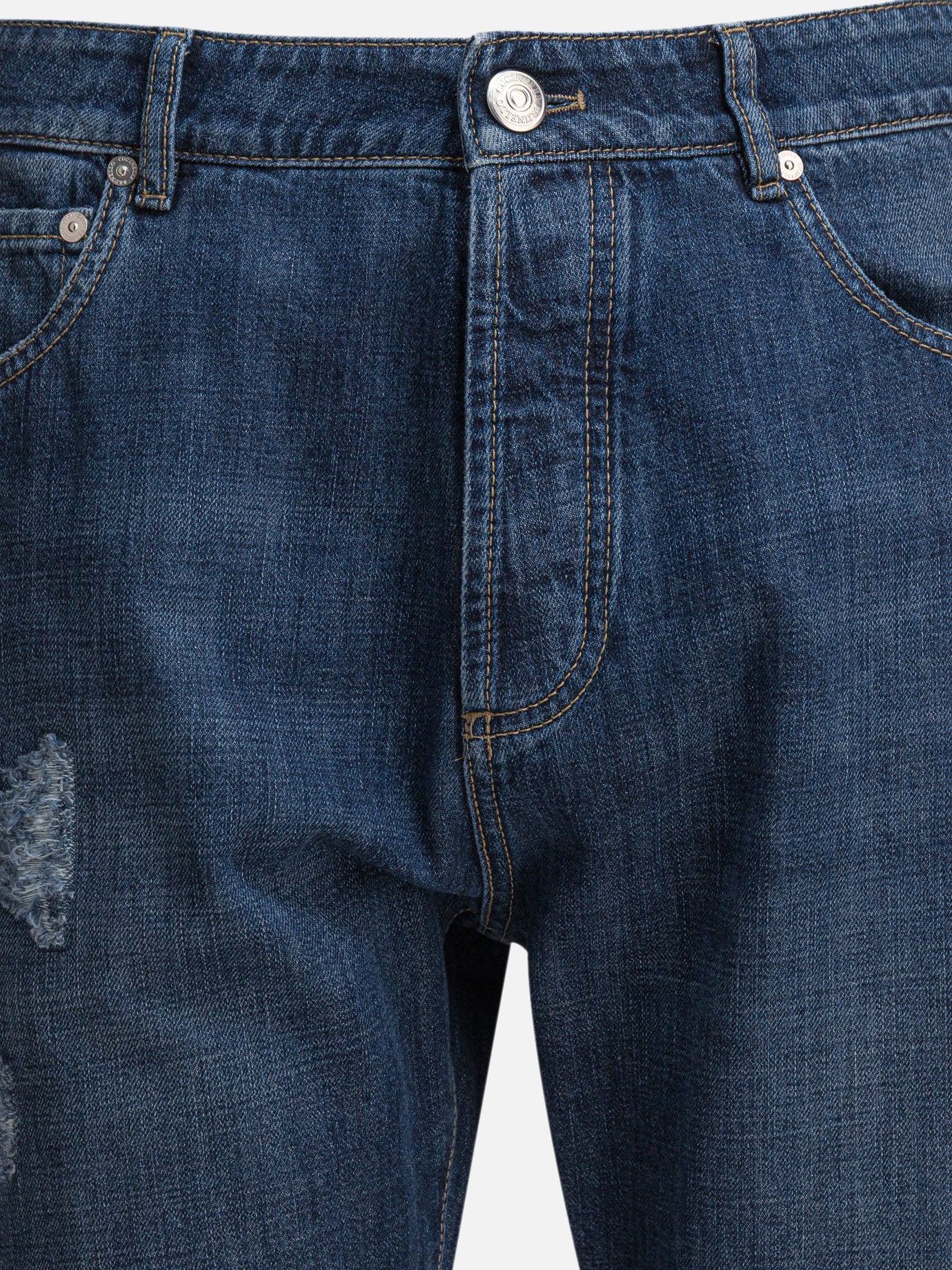 Jeans a gamba dritta Denim  Blu - Brunello Cucinelli Uomo | PDP | VIETTI Online Store | Zoom-Modal_3
