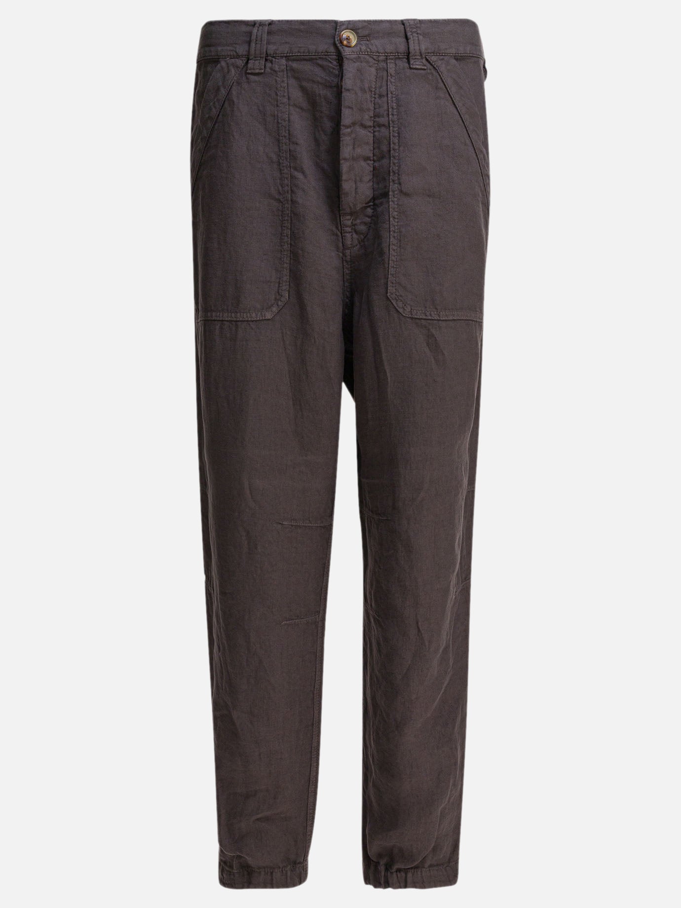 Pantaloni casual Solid colour  Marrone - Brunello Cucinelli Uomo | PDP | VIETTI Online Store | thumbnail