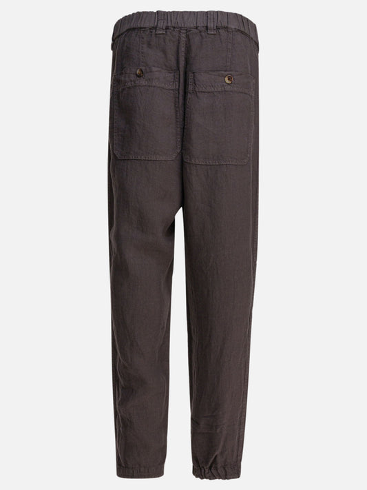 Pantaloni casual Solid colour  Marrone - Brunello Cucinelli Uomo | PLP | VIETTI Online Store | 2
