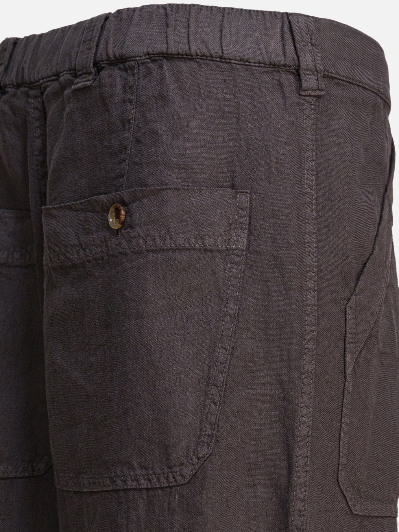 Pantaloni casual Solid colour  Marrone - Brunello Cucinelli Uomo | PDP | VIETTI Online Store | thumbnail_4