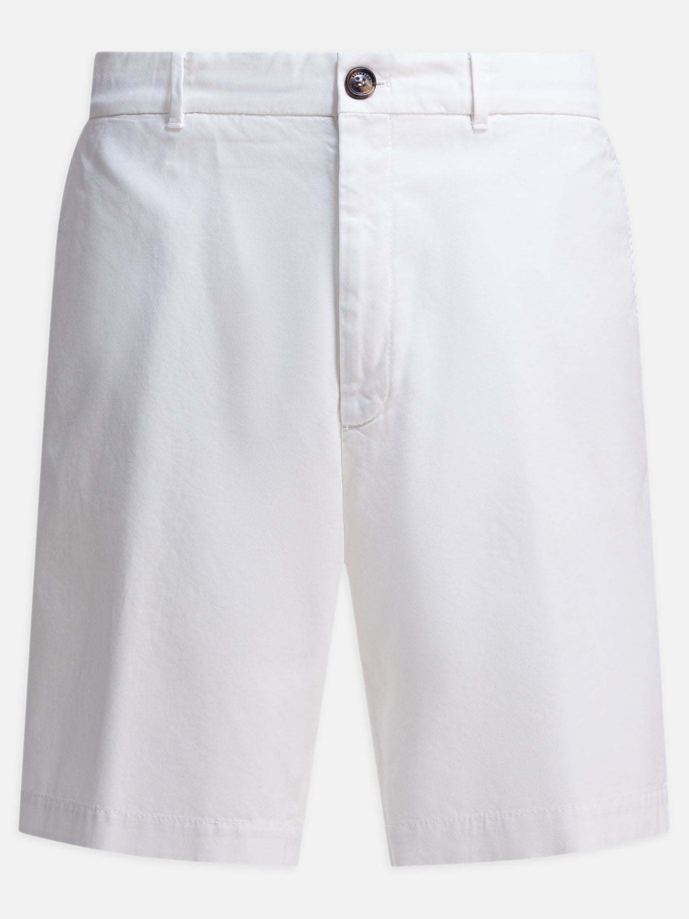 Short cinque tasche Solid colour  Bianco - Brunello Cucinelli Uomo | PDP | VIETTI Online Store | Zoom-Modal
