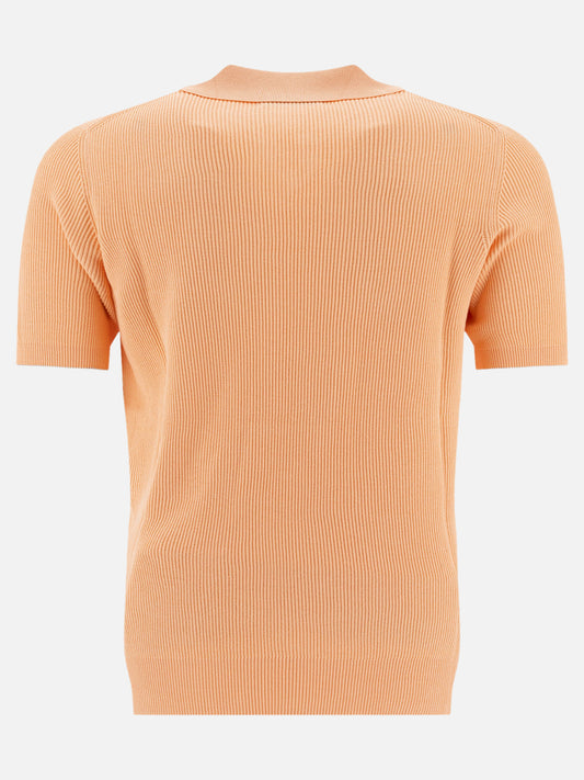 Polo senza bottoni Solid colour  Arancione - Brunello Cucinelli Uomo | PLP | VIETTI Online Store | 2

