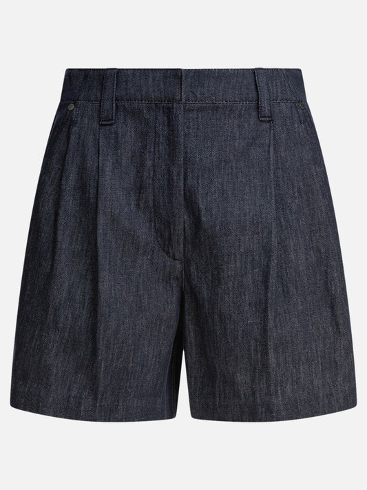 Short cinque tasche Denim  Blu - Brunello Cucinelli Donna | PLP | VIETTI Online Store 
