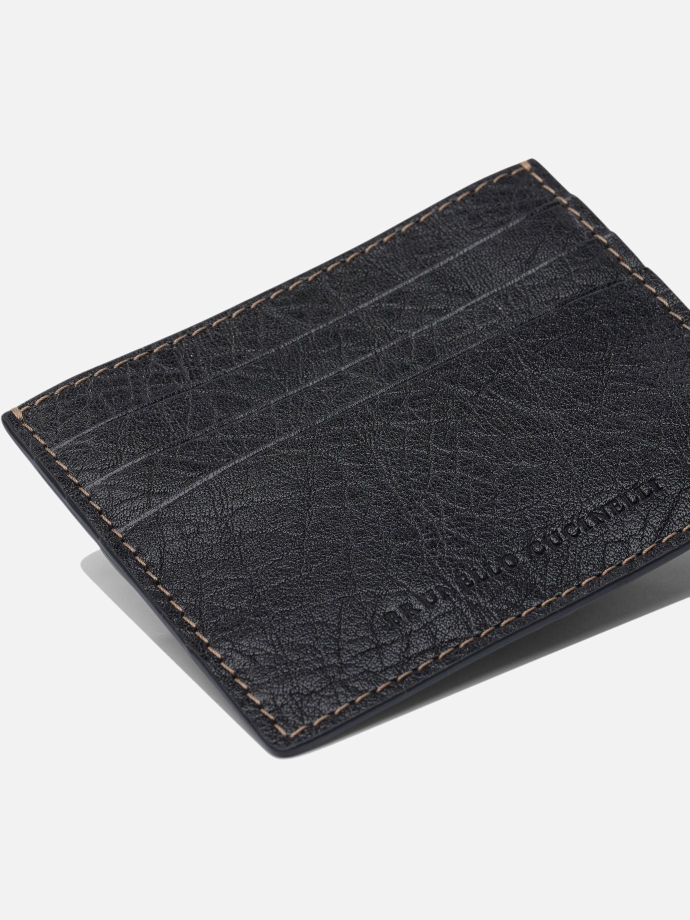 Portacarte 100% leather  Nero - Brunello Cucinelli Uomo | PDP | VIETTI Online Store | Zoom-Modal_4
