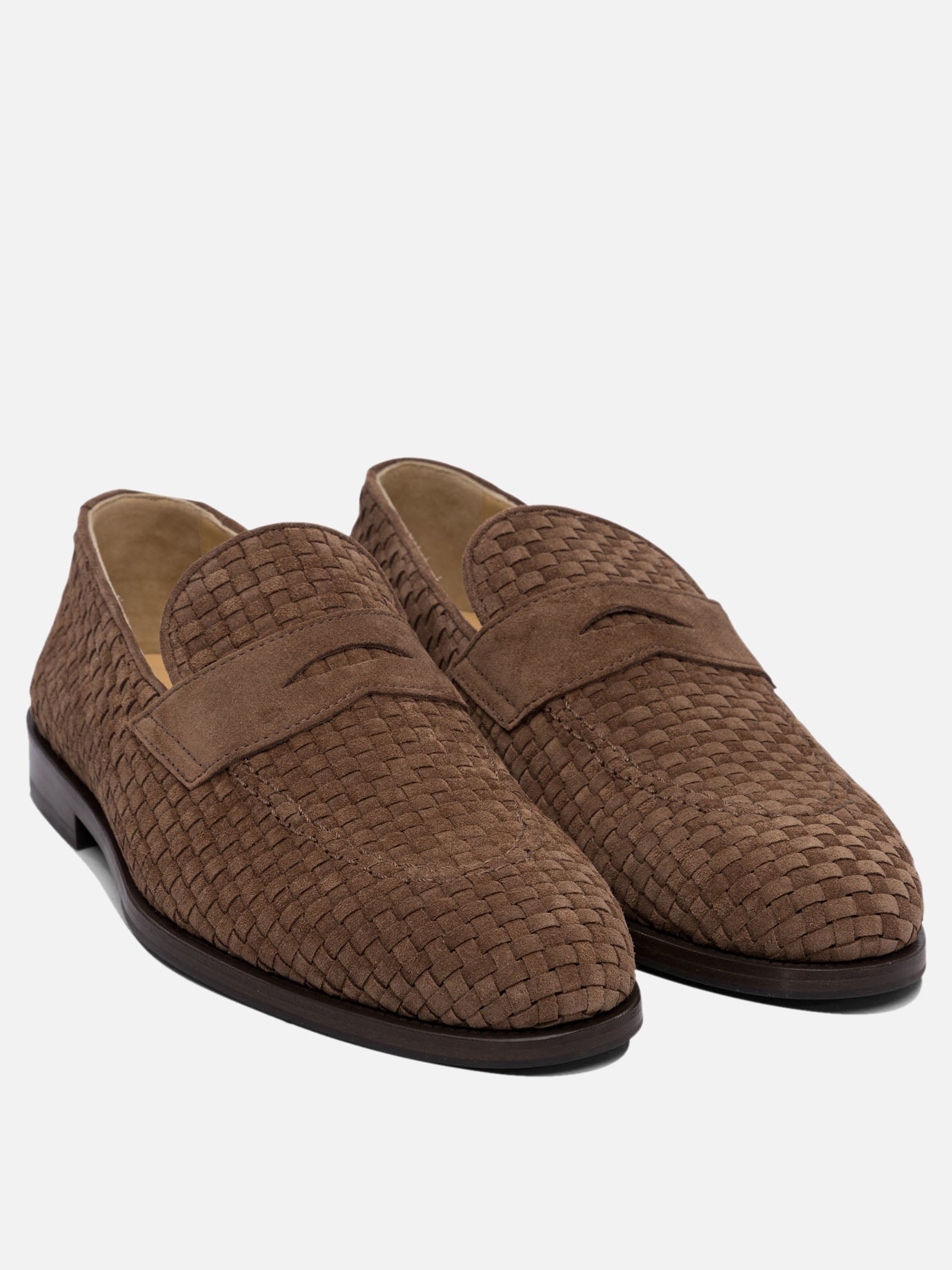 Loafers 100% leather - 80% rubber 20% leather  Brown - Brunello Cucinelli Men | PDP | VIETTI Online Store | thumbnail_2