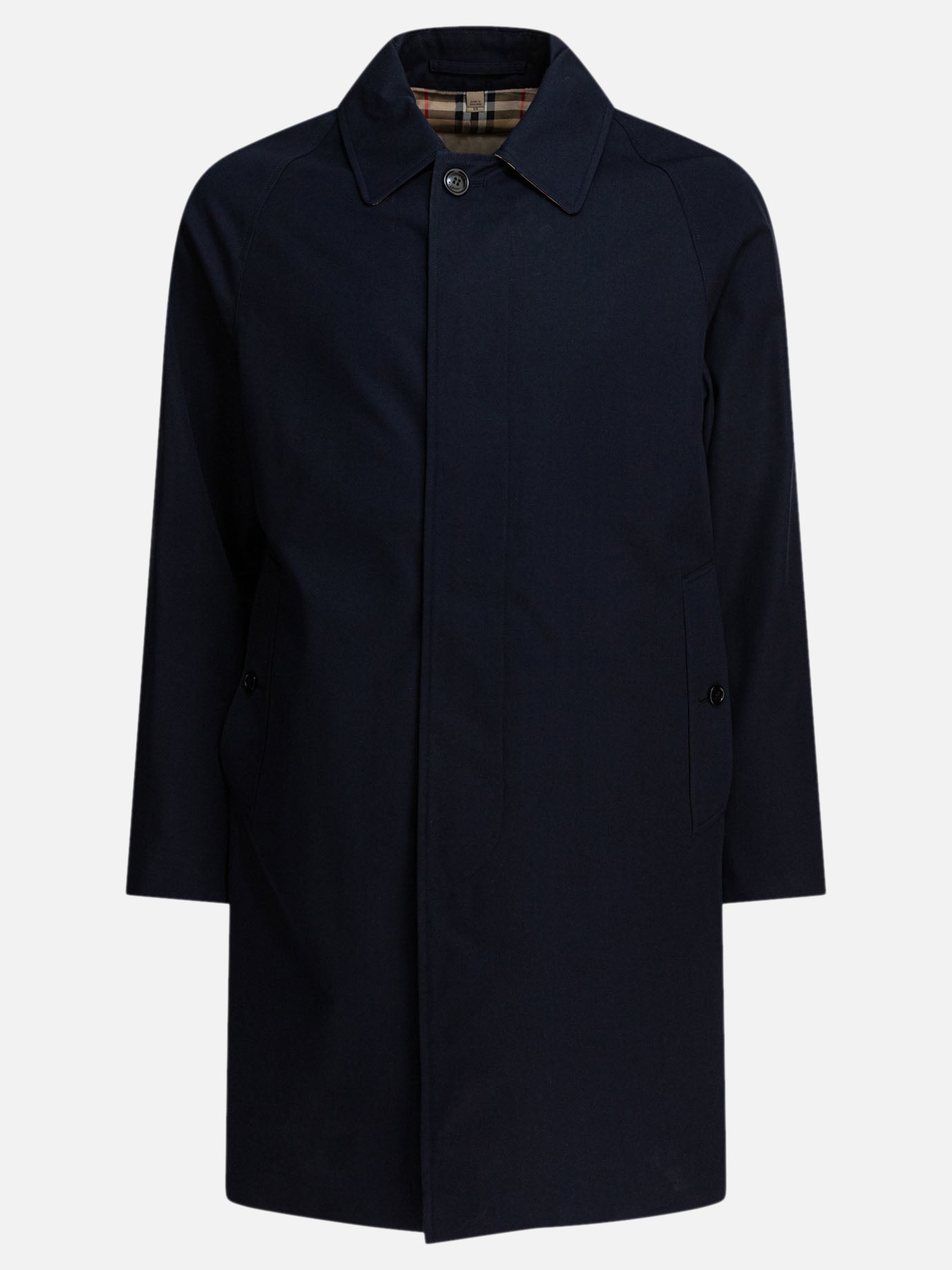 Burberry Cappotto &quot;Car Coat Heritage Camden&quot; 12858173_48 Blue thumbnail_1
