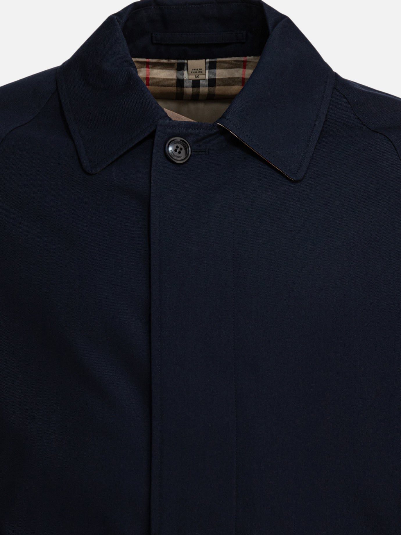 Burberry Cappotto &quot;Car Coat Heritage Camden&quot; 12858173_48 Blue thumbnail_3