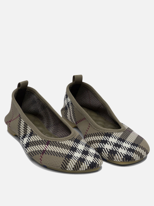 Burberry "Baby" ballet flats 17879601_38 Grey 2