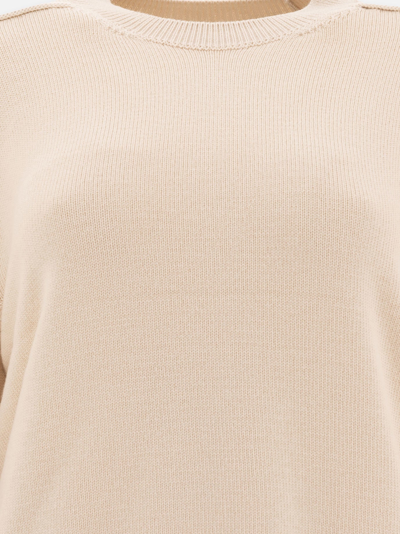 Burberry Wool crew neck sweater Beige