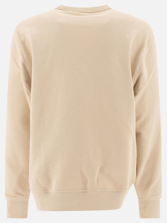 Burberry Felpa gircollo con dettaglio Check 15812019_M Beige 2