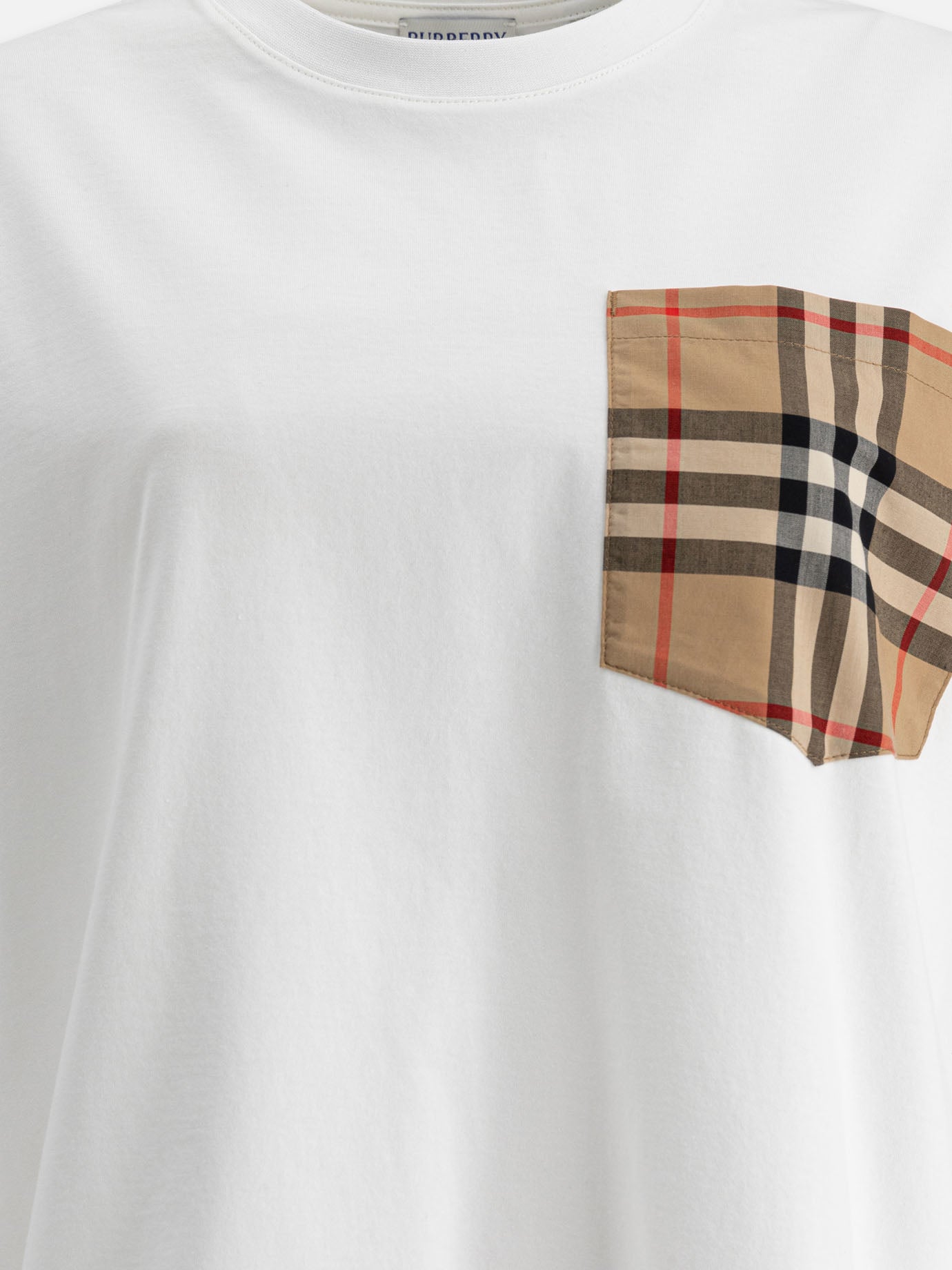 Burberry Cotton crew neck T-shirt White