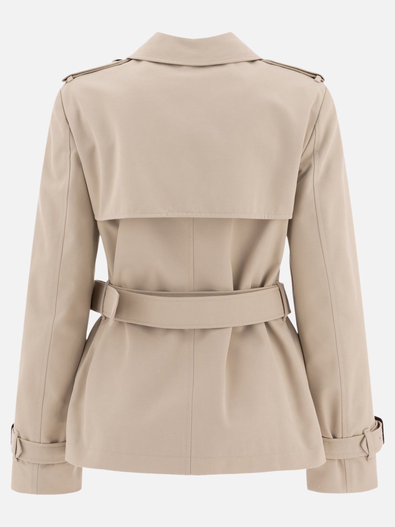 Burberry Giacca trench in misto cotone 14972264_08 Brown thumbnail_2