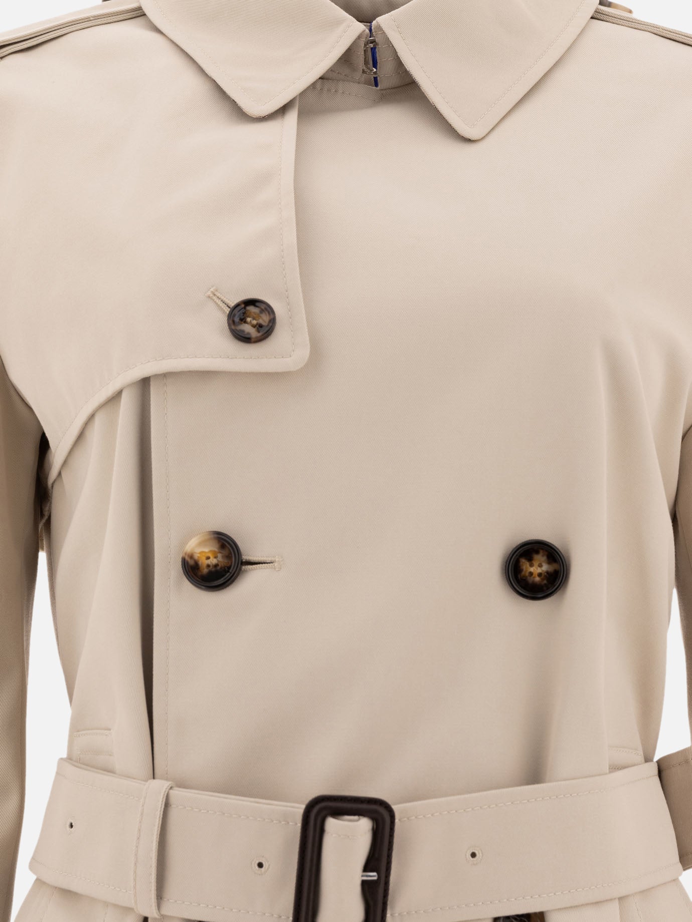 Burberry Giacca trench in misto cotone 14972264_08 Brown thumbnail_3