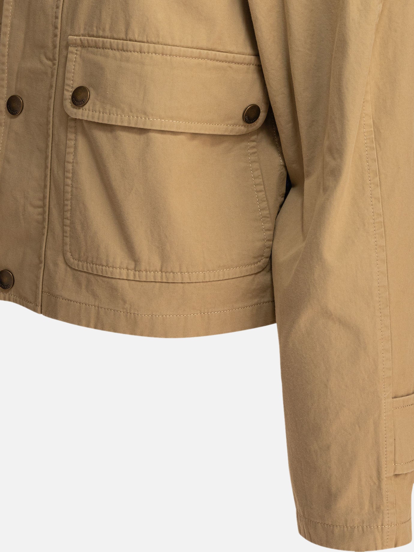 【関税込み】Burberry Cotton cropped jacket Burberry Cotton cropped jacket - Women | VIETTI Shop