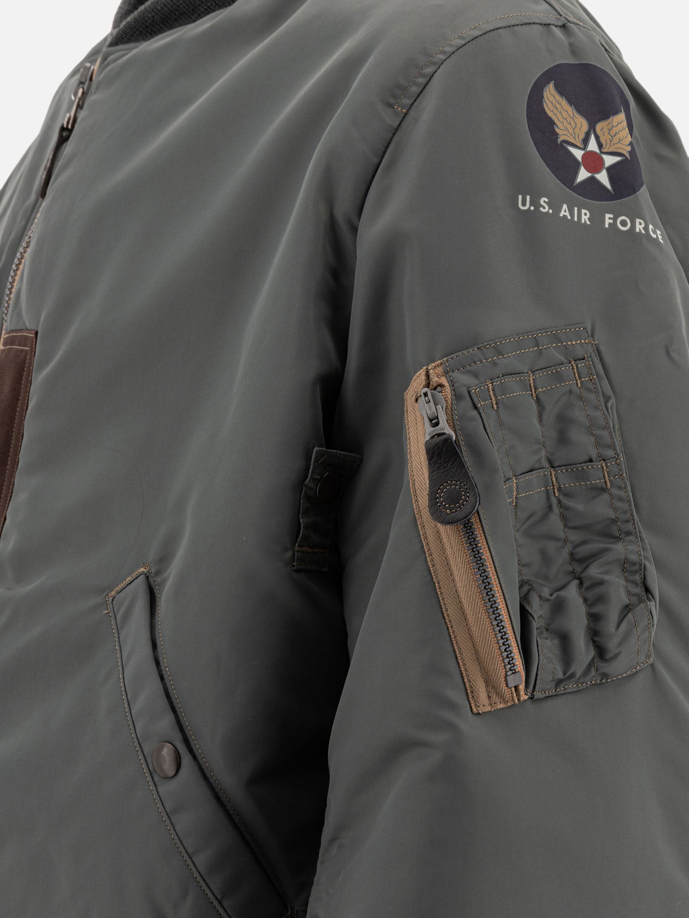 Bomber Tinta unita  Verde - Buzz Rickson's Uomo | PDP | VIETTI Online Store | Zoom-Modal_4
