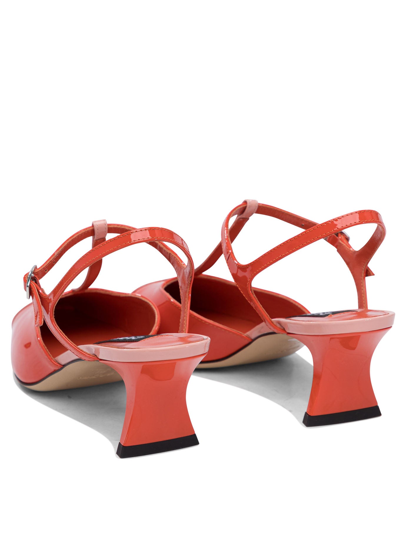 Sandali con tacco 100% calf leather - 100% calf  Rosso - Carel Donna | PDP | VIETTI Online Store | thumbnail_4