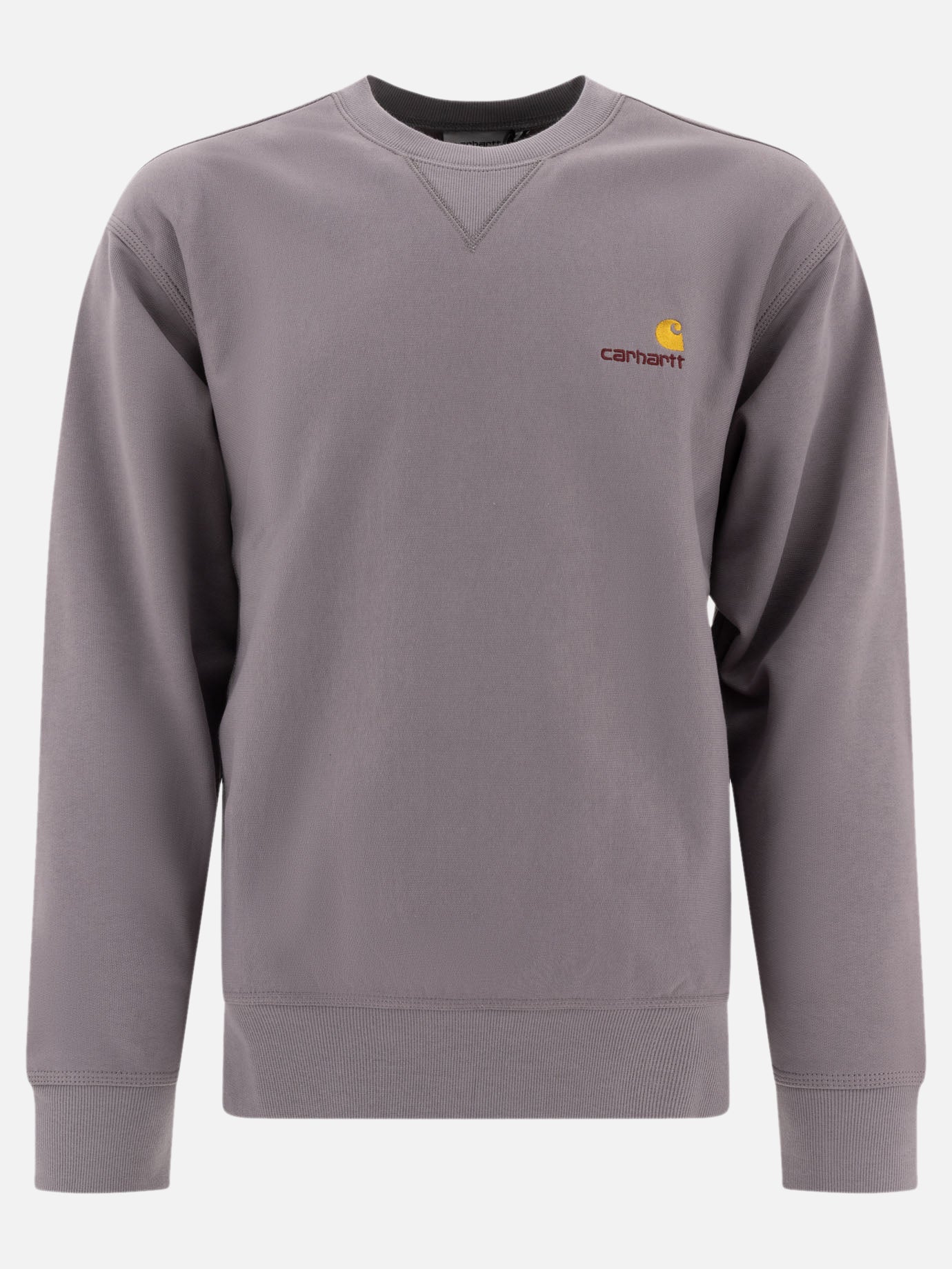 Carhartt WIP Felpa &quot;American Script&quot; 12843869_M Grey thumbnail_1