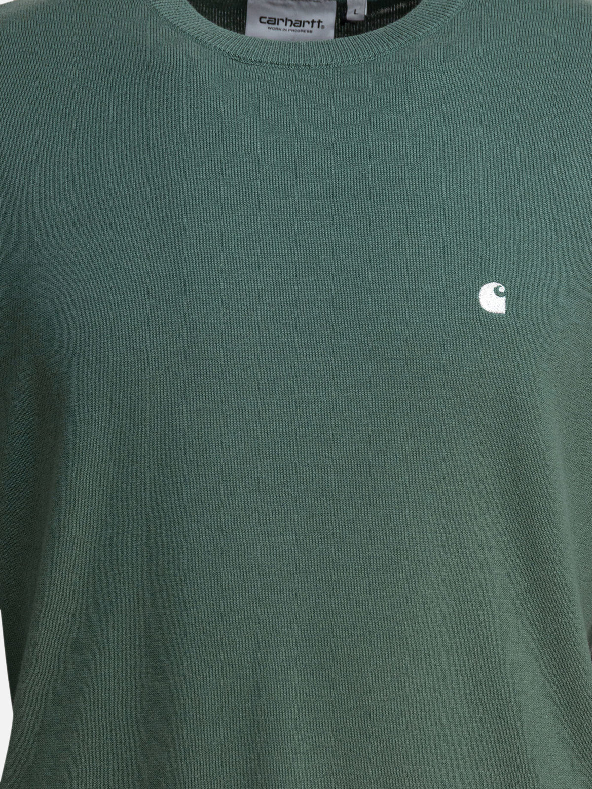 Carhartt WIP Maglione girocollo con logo Verde - VIETTI