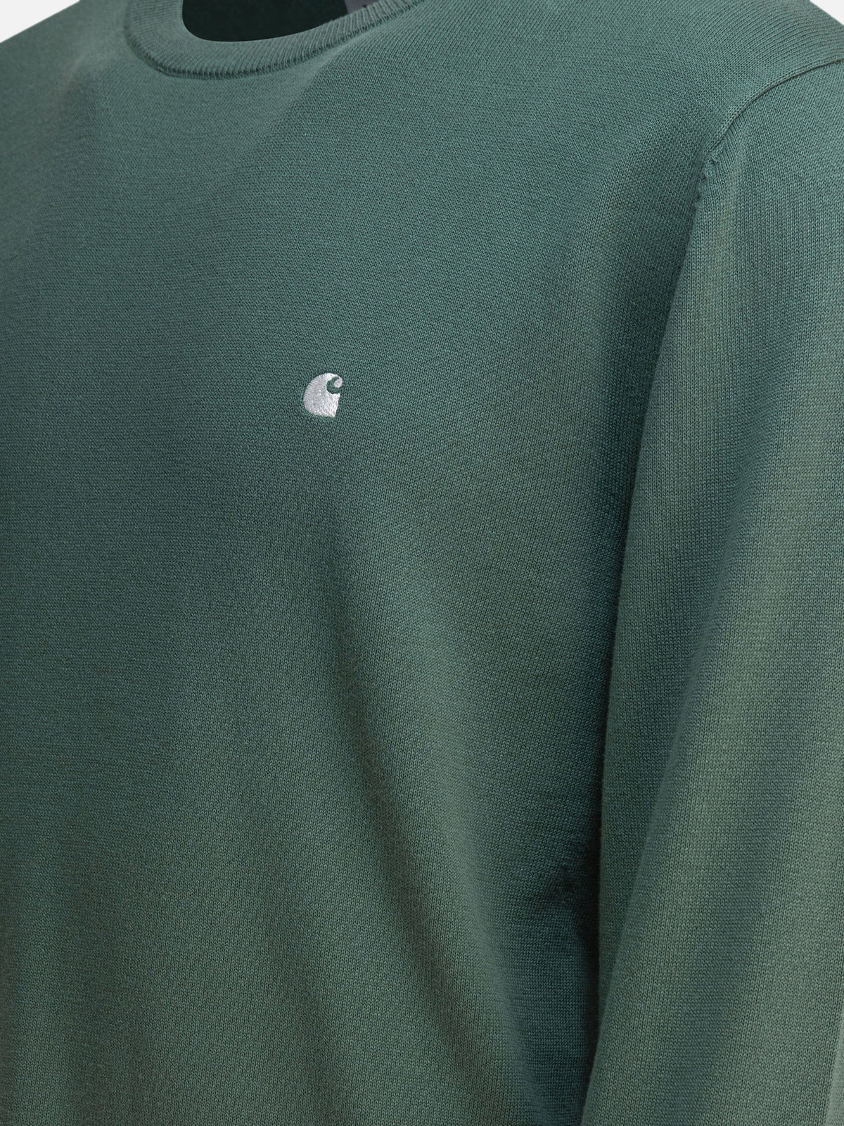 Carhartt WIP Maglione girocollo con logo Verde - VIETTI