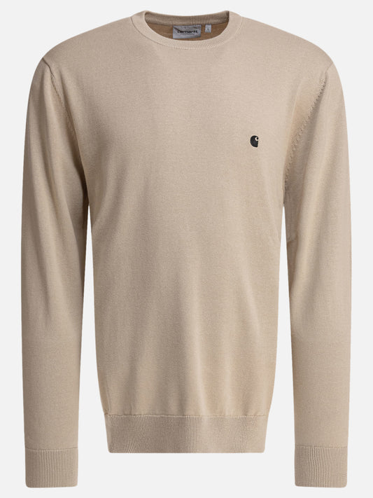 Carhartt WIP Crew-neck sweater with logo 15812569_M Beige 1
