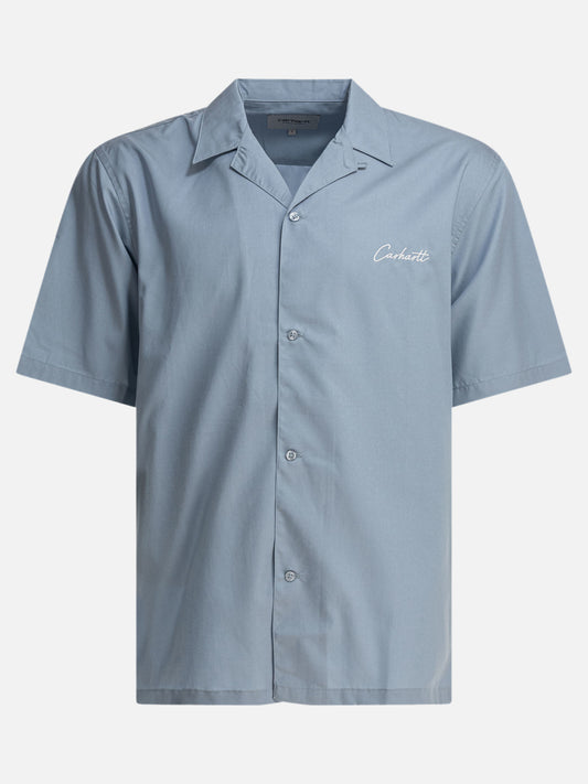 Carhartt WIP "S/S Delray" shirt 12837283_S Light blue 1