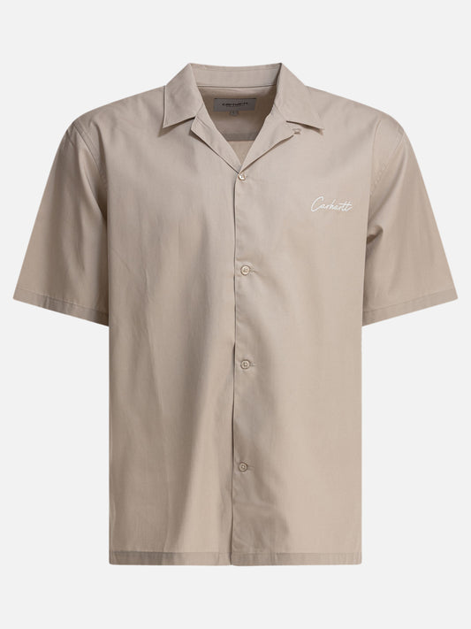 Carhartt WIP "S/S Delray" shirt 18280254_S Beige 1
