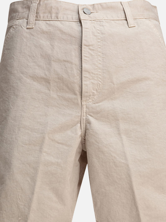 Carhartt WIP "Single Knee" Shorts Beige


