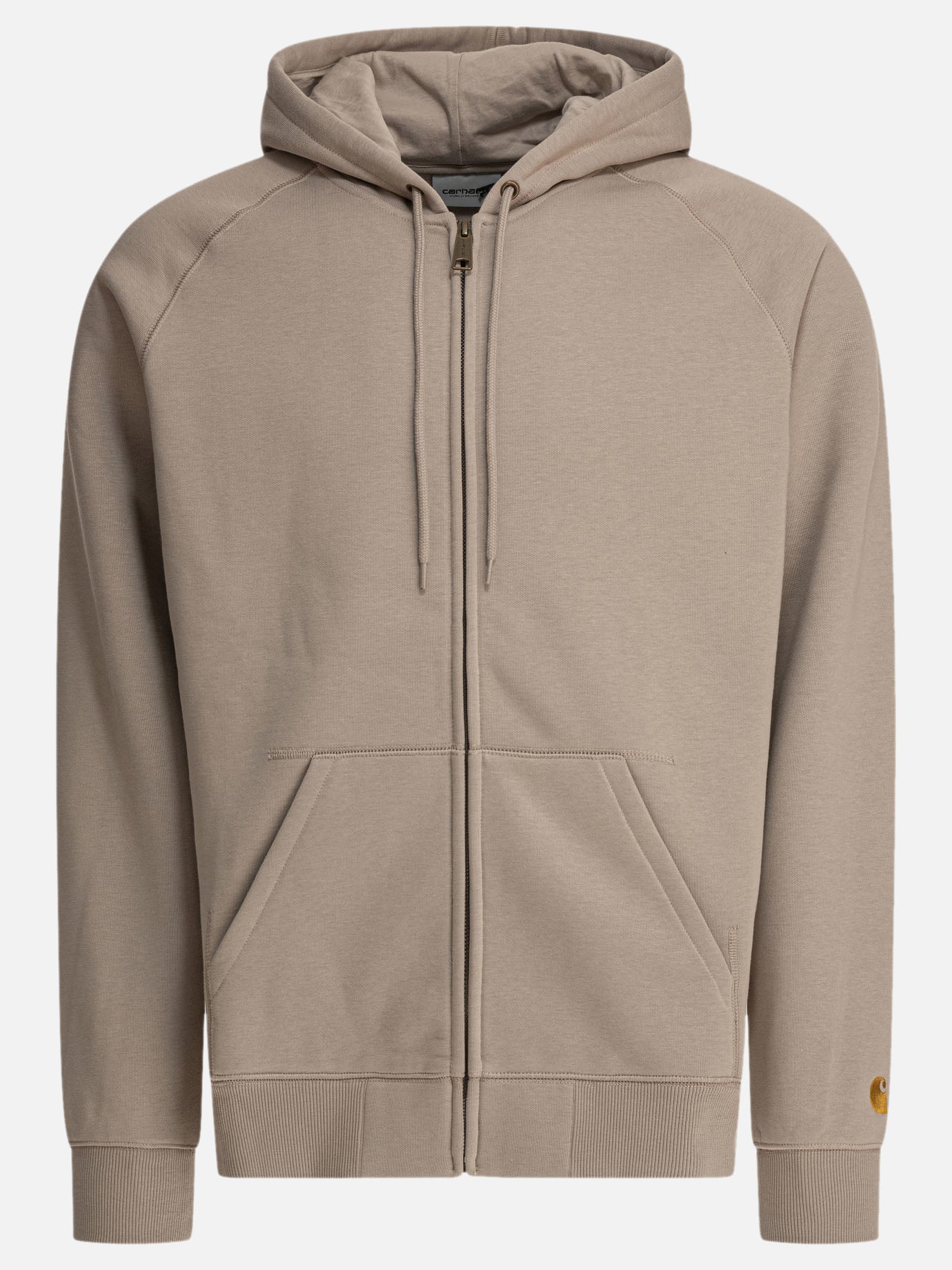 Carhartt WIP Felpa &quot;Hooded Chase&quot; 17845600_S Beige thumbnail_1