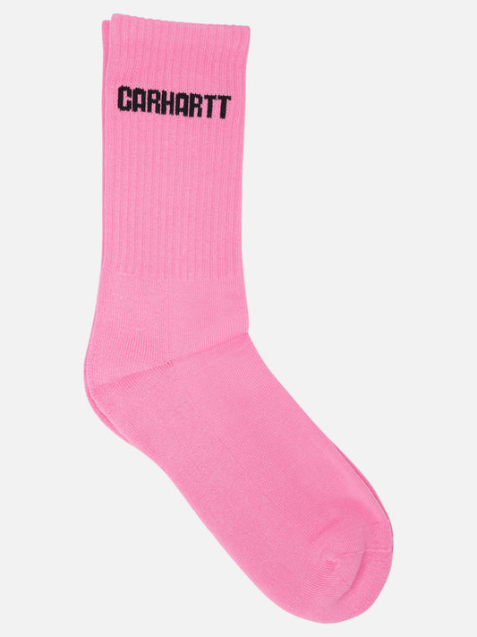 Sport socks Logo  Pink - Carhartt WIP Men | PLP | VIETTI Online Store 
