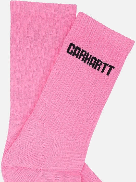Sport socks Logo  Pink - Carhartt WIP Men | PLP | VIETTI Online Store | 2
