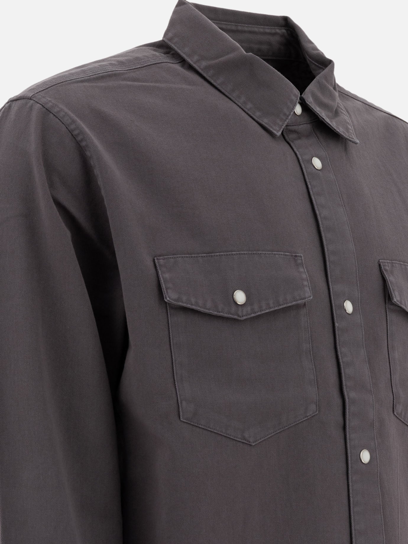 Carhartt WIP Camicia &quot;L/S Santa Fe&quot; 17590580_S Grey thumbnail_4