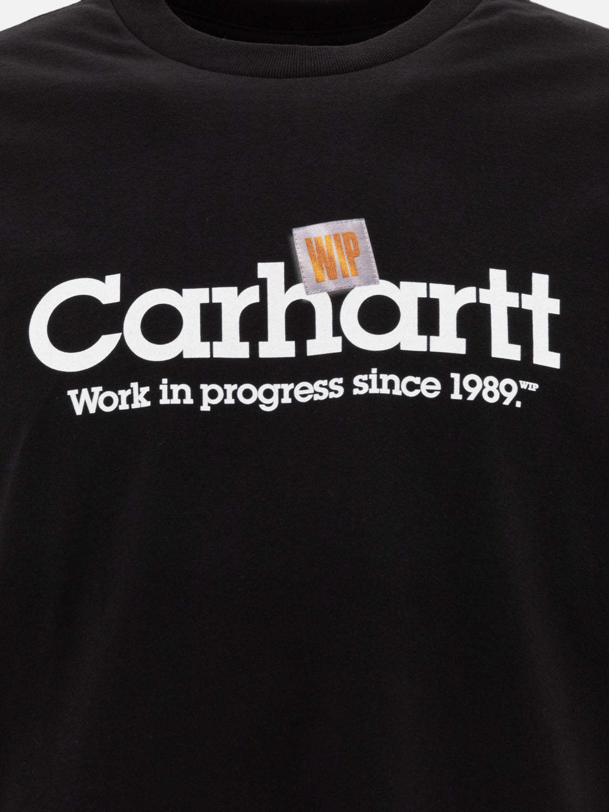 Carhartt WIP "S/S Label Script" T-shirt Black - VIETTI