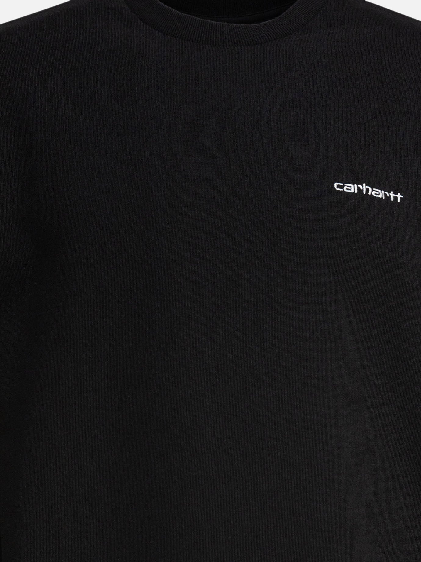 Carhartt WIP "Script Embroidery" sweatshirt Black