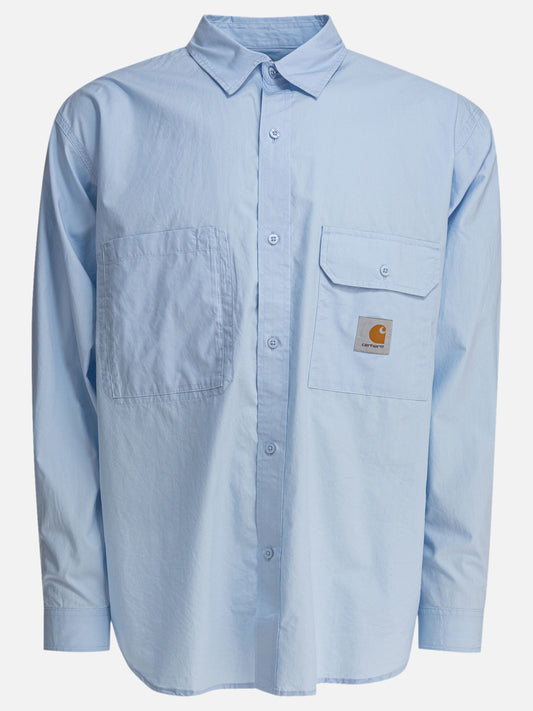 Carhartt WIP "L/S Irwin" shirt 18968990_S Light blue 1